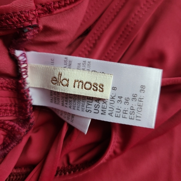 NWOT ELLA MOSS Anthropologie swimsuit tankini top - Picture 4 of 6